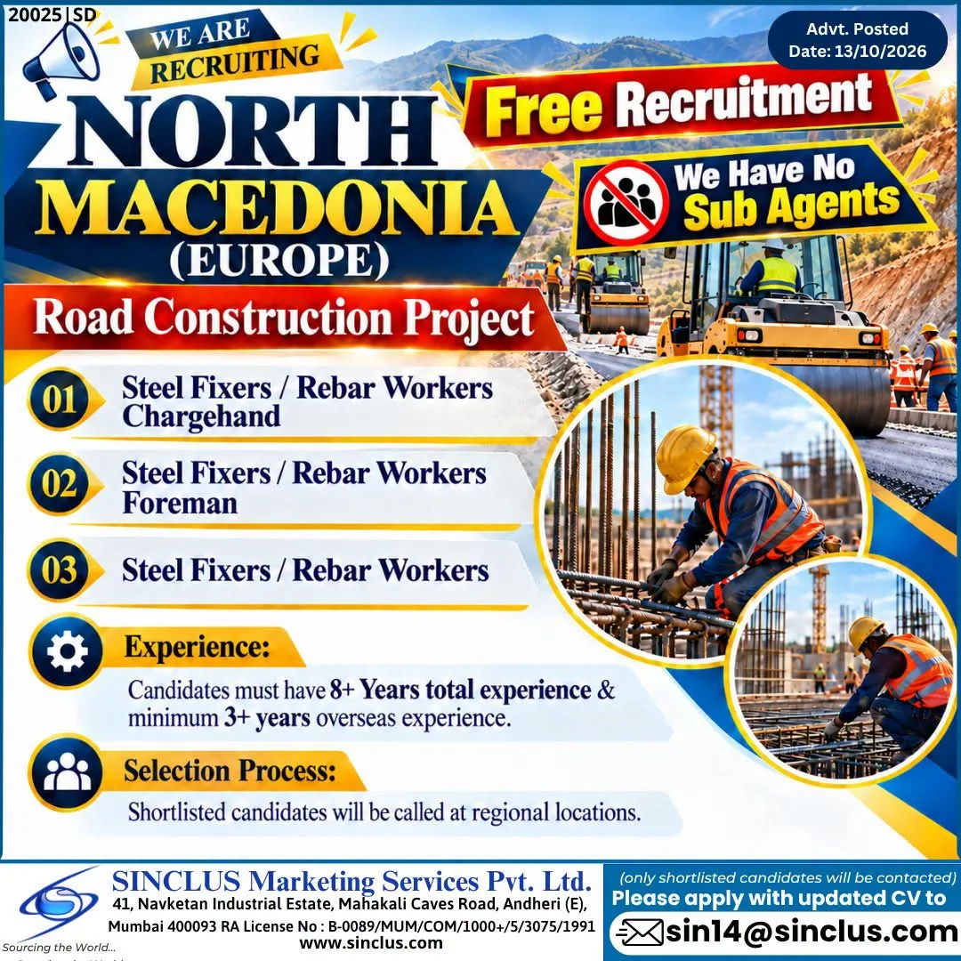 Urgent Hiring for North Macedonia at SML Jobs — original poster