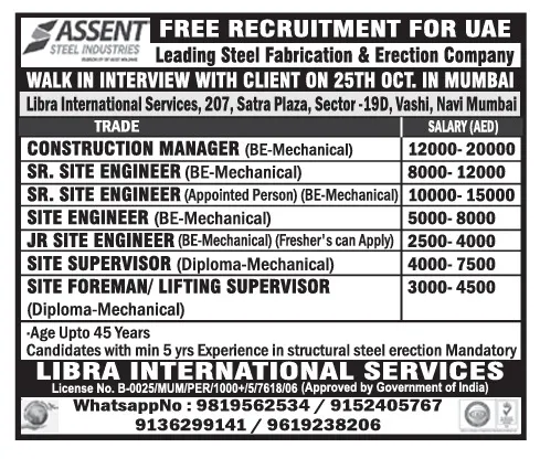 Urgent Hiring for UAE at SML Jobs — original poster