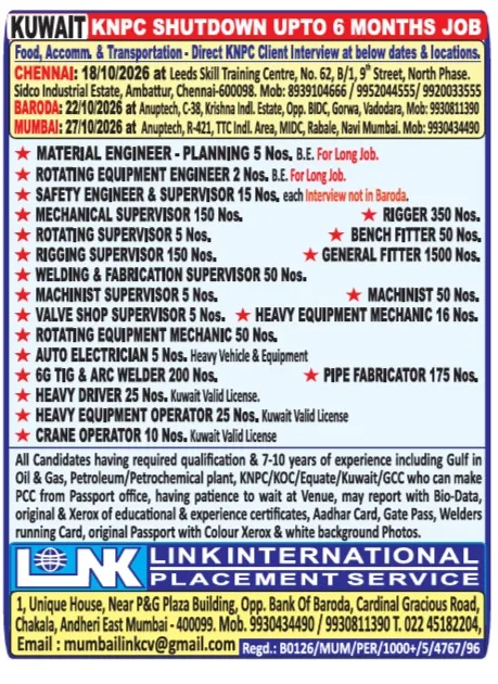 Urgent Hiring for Kuwait at SML Jobs — original poster