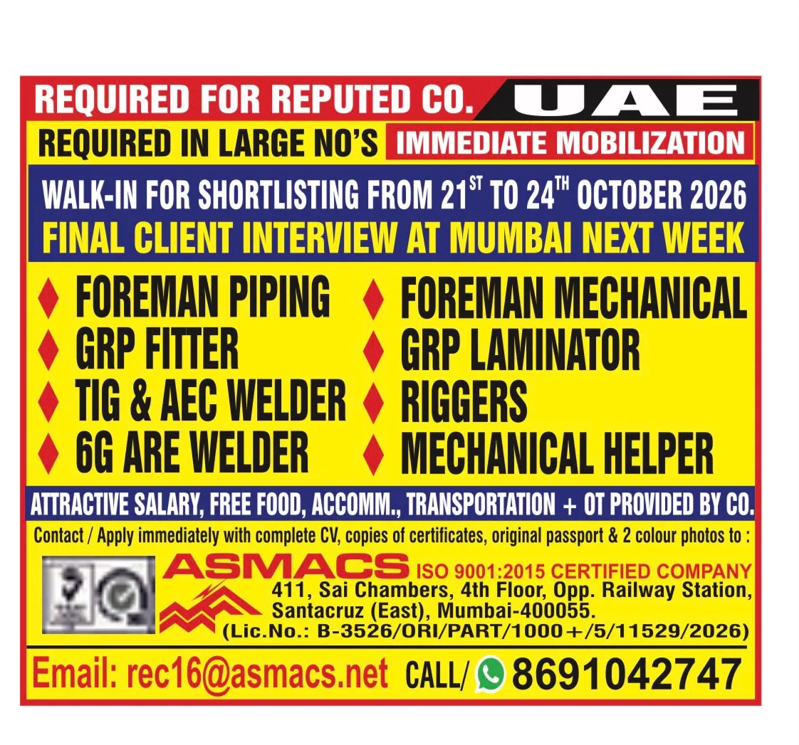 Urgent Hiring for Mumbai, India at SML Jobs — original poster