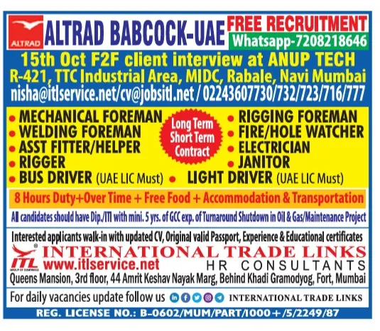 Urgent Hiring for UAE at SML Jobs — original poster