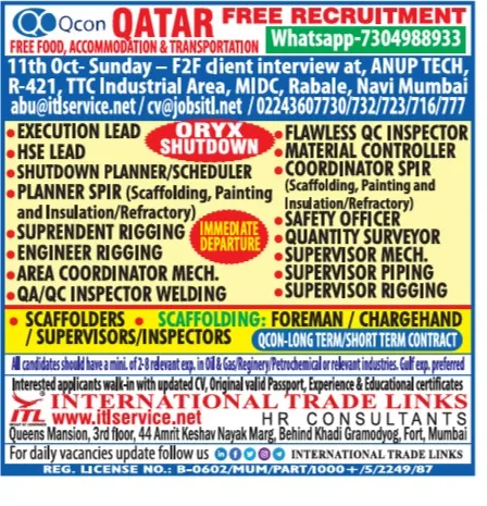 Urgent Hiring for Qatar at SML Jobs — original poster
