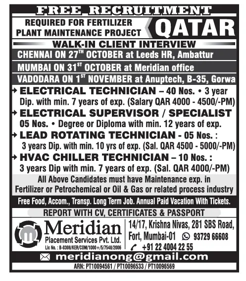 Urgent Hiring for Qatar at SML Jobs — original poster
