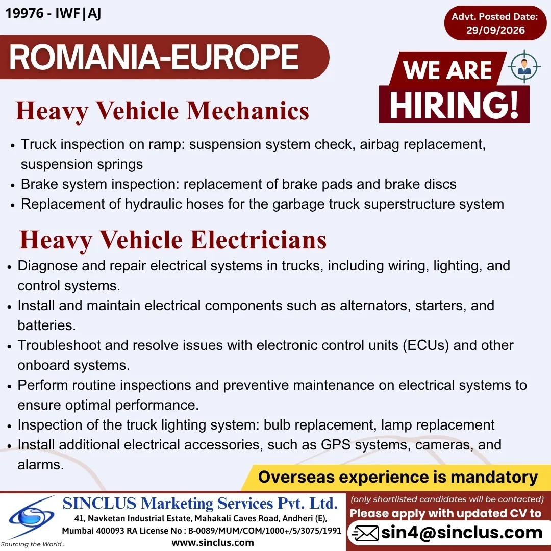 Urgent Hiring for Romania at SML Jobs — original poster