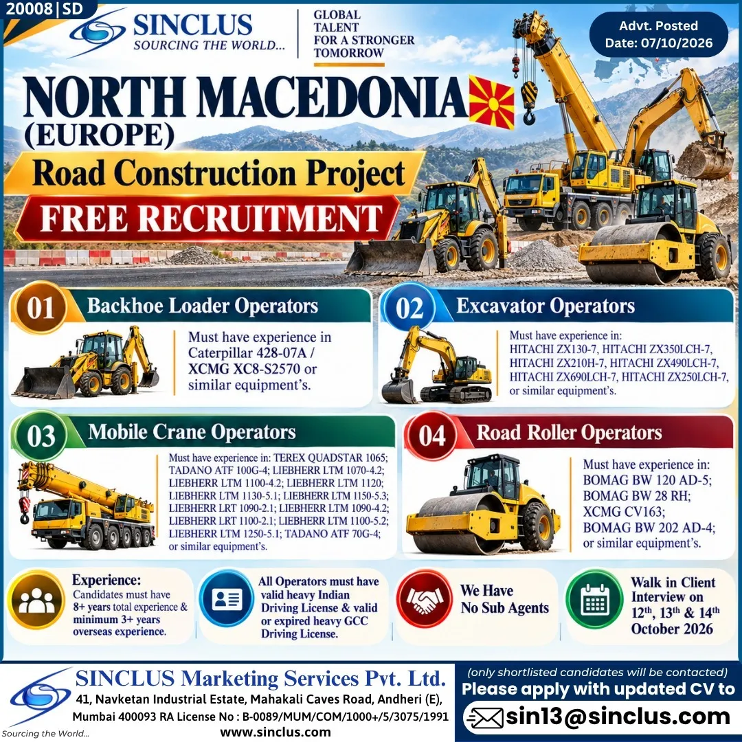 Urgent Hiring for North Macedonia at SML Jobs — original poster