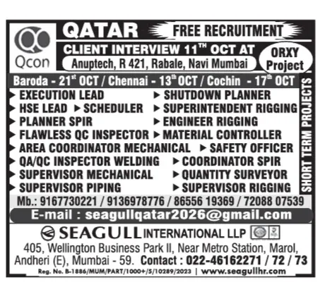 Urgent Hiring for Qatar at SML Jobs — original poster
